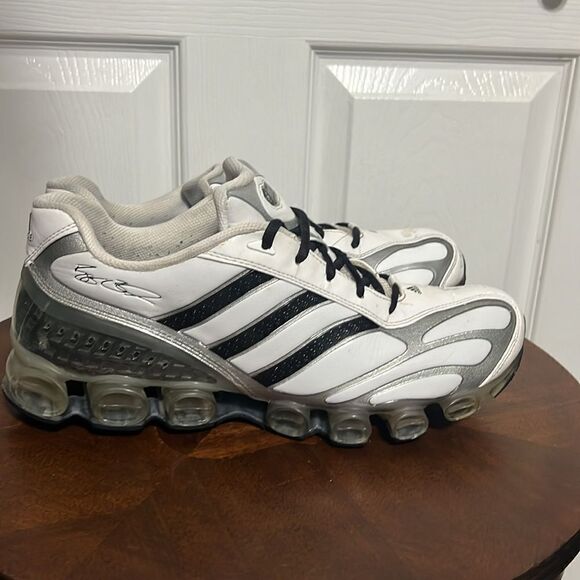 🔥🏈 RARE VINTAGE ADIDAS REGGIE BUSH MICROBOUNCE Men Sz 11.5 RUNNING SHOES NFL - Picture 10 of 16